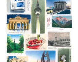 Kunstdruk Andy Airfixx - Berlin 50x70cm