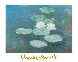 Kunstdruk Claude Monet - Ninfee nella luce 80x60cm