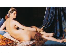 Kunstdruk Dominique Ingres - La Grande Odalisque 80x60cm