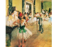 Kunstdruk Edgar Degas - La classe de danse 24x30cm