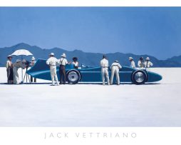 Kunstdruk Jack Vettriano - Bluebird at Bonneville 70x50cm