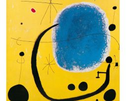 Kunstdruk Joan Miro - L'oro dell'Azzurro 60x80cm