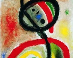 Kunstdruk Joan Miro - Femme III 80x60cm