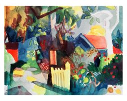 Kunstdruk August Macke - Landschaft 60x80cm