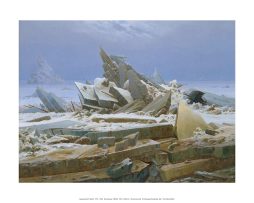 Kunstdruk Caspar David Friedrich Das Eismeer 40x30cm