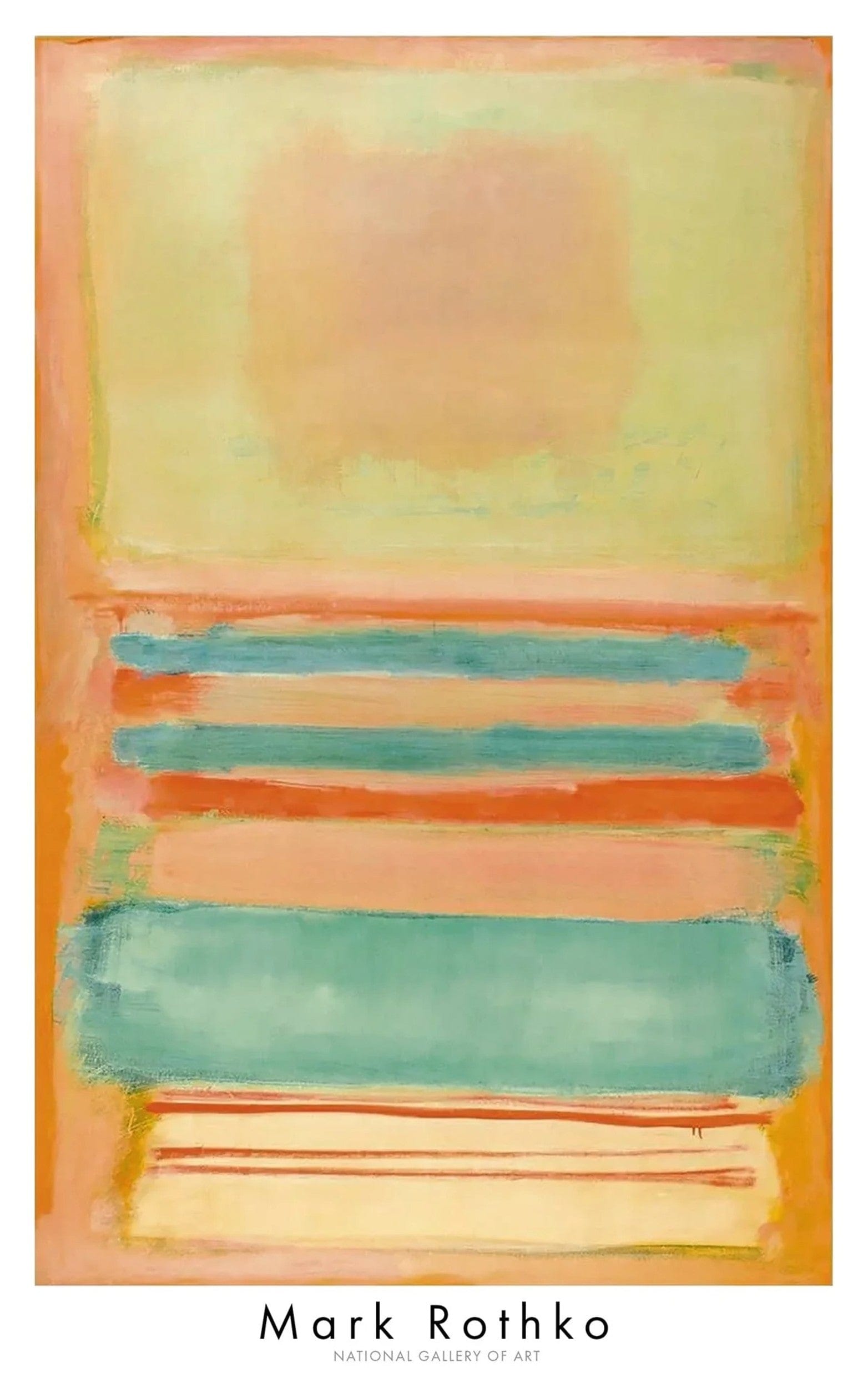 Kunstdruk Mark Rothko No. 7 / No. 11 1949 63,5x101,5cm