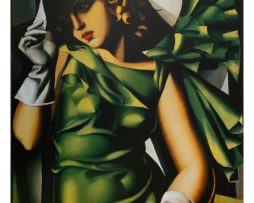Kunstdruk Tamara De Lempicka - Donna Vestita In Verde 60x80cm