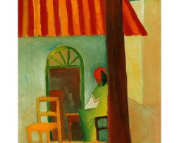 Kunstdruk August Macke - Caffe Turco 60x80cm