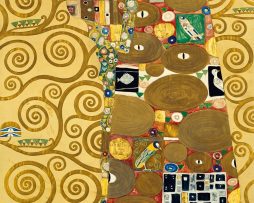 Kunstdruk Gustav Klimt - Die Erfüllung 85x138cm