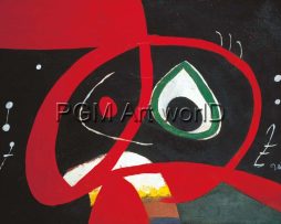 Kunstdruk Joan Miro - Kopf 80x60cm