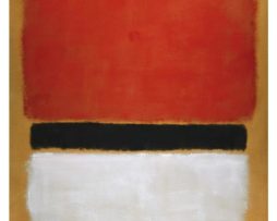 Kunstdruk Mark Rothko - Untitled Red, Black, White on Yellow, 1955 71x86.5cm
