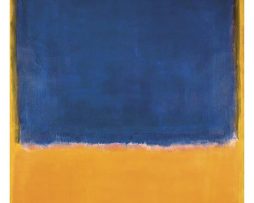 Kunstdruk Mark Rothko - Untitled, 1950 Blue, Yellow 65.8x101.5cm