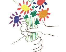 Kunstdruk Pablo Picasso - Bouquet 60x80cm