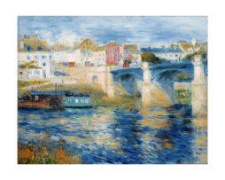 Kunstdruk Auguste Renoir - Le pont a Chatu 80x60cm