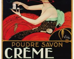 Kunstdruk Vila - Crème Simon 61x82cm