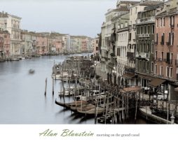 Kunstdruk Alan Blaustein - Morning on the Grand Canal 106x40cm