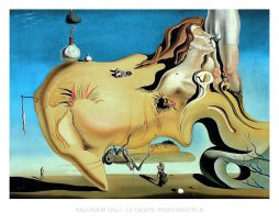 Kunstdruk Salvador Dali - Le Grand Masturbateur 80x60cm