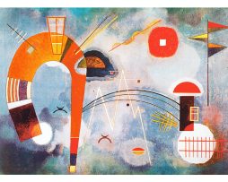 Kunstdruk Wassily Kandinsky - Rond et pointu 100x70cm