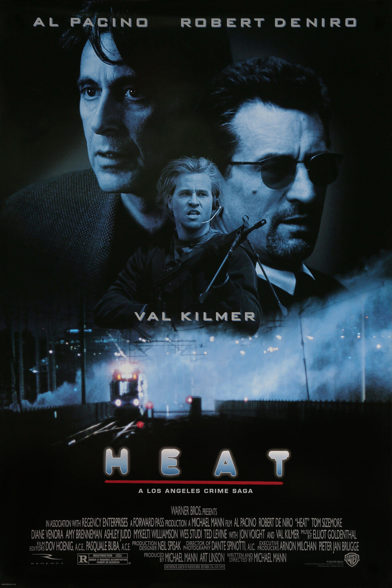 Poster -Heat, Originele Filmposter, Premium Print, Professioneel Fotopapier