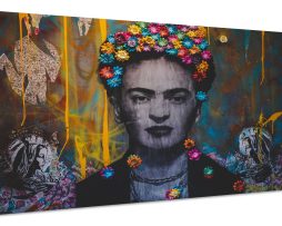 Schilderij - Frida Kahlo - Mexicaanse kunstschilderes, Premium Print