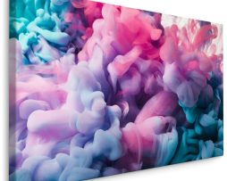 Schilderij - Kleurrijk Abstract, Multikleur, Premium Print