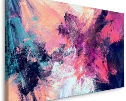 Schilderij - Abstract, Multikleur, Premium Print