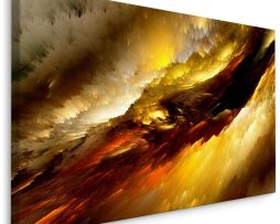 Schilderij - Abstract, Stormachtig, Premium Print