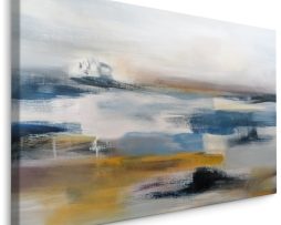 Schilderij - Abstract Landschap, Premium Print
