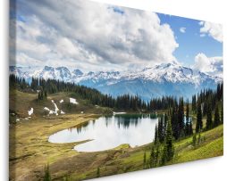 Schilderij - Glacier Peak, USA, 5 maten, Premium Print