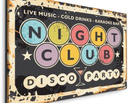 Schilderij - Nightclub, Disco, Live Music, Premium Print