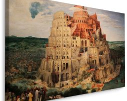 Schilderij - Pieter Bruegel, de Toren van Babel, reproductie, Premium Print