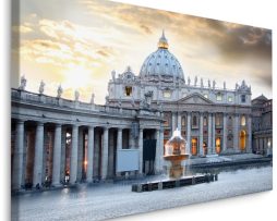 Schilderij - Sint-Pietersbasiliek, Vaticaan, Premium Print, 5 maten