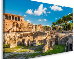Schilderij - Forum van Trajanus, Rome Italië, Premium Print