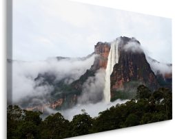 Schilderij - Waterval in Venezuela, premium print