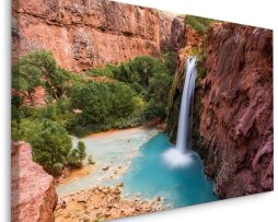 Schilderij - Waterval in Arizona, premium print