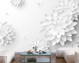 Zelfklevend fotobehang - Oosterse Bloemen, Lotus, 8 maten, premium print