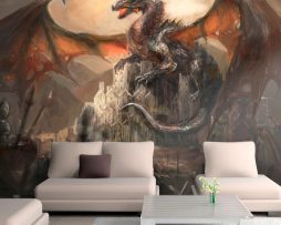 Zelfklevend fotobehang - Kasteel van de Draak, Premium print