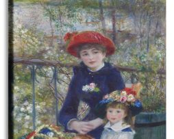 Schilderij - Pierre-Auguste Renoir - Two Sisters (On the Terrace), 80x100cm