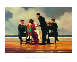 Kunstdruk Jack Vettriano - Elegy for The Dead Admiral 80x60cm