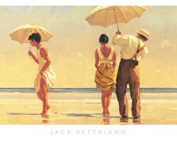 Kunstdruk Jack Vettriano - Mad Dogs 80x60cm