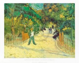 Kunstdruk Vincent Van Gogh - Giardini Publici 80x60cm