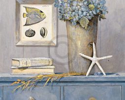 Kunstdruk Arnie Fisk - St. Tropez Botanical 50x50cm