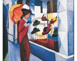 Kunstdruk August Macke - Hutladen 60x80cm