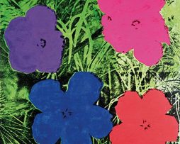Kunstdruk Andy Warhol - Flowers C. 1984 60x60cm