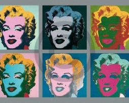 Kunstdruk Andy Warhol - Ten Marilyns 1967 134x56cm