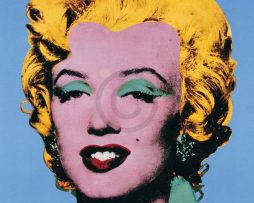 Kunstdruk Andy Warhol - Shot Blue Marilyn 65x71cm