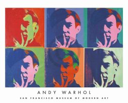 Kunstdruk Andy Warhol - A Set of Six Self-Portraits 86x66cm
