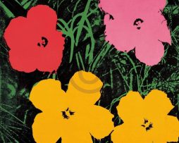 Kunstdruk Andy Warhol - Flowers C. 1964 - 60x60cm