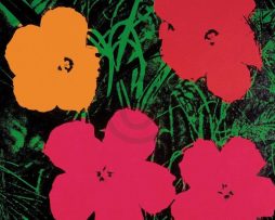 Kunstdruk Andy Warhol - Flowers C. 1964 60x60cm