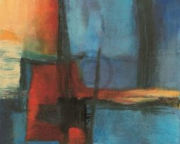 Kunstdruk Bea Danckaert - Abstract Night 30x30cm